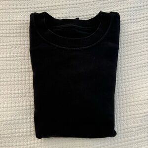 lululemon athletica Black Crewneck Sweater